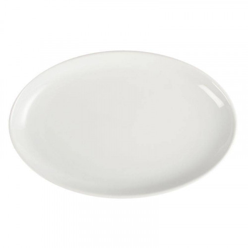 ASSIETTES CREUSES OVALES EN PORCELAINE OLYMPIA 304 X 190 MM - LOT DE 4