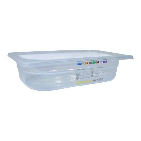 Bac HACCP Polypropylène GN 1/4 H. 65 mm - Gastroland - transparent plastique polypropylène 3701666002564_0