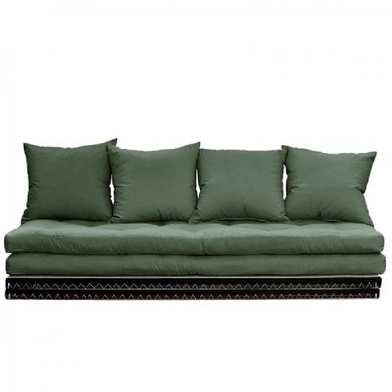 BANQUETTE FUTON TATAMI CHICO VERT OLIVE COUCHAGE 2 X 70*200 CM._0