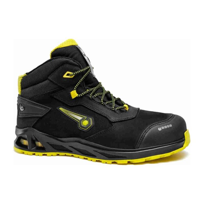 Base - Baskets de sécurité hautes en cuir noir et  jaune K-BOOGIE TOP S3L http://carbonn.Fr/img/co/378.Jpg Taille 36 - 36 matière synthétique 8052_0