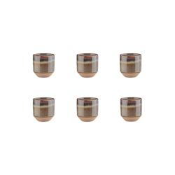Bjorn Tasse GENESIS 15cl - 6 pièces - Basalte - marron 3701488308677_0