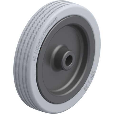 BLICKLE - ROUE Ø 125MM BANDAGE CAOUTCHOUC SBR 100KG - VPA 125/12G