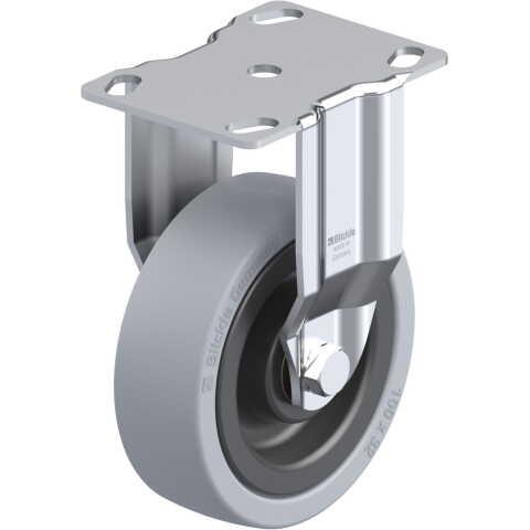 BLICKLE - ROULETTE FIXE Ø 100MM BANDAGE CAOUTCHOUC SBR 110KG - BKPA-VPA 101K