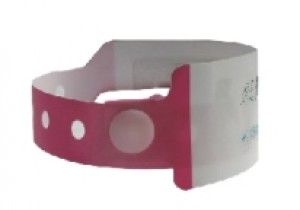 Bracelet RFID - BG Ingénierie - à usage unique pour hôpital en PVC avec différentes puces et coloris_0
