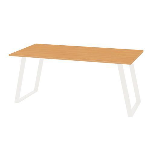 BUREAU SHAPE 200 X 80 X 75 CM DESIGN DROIT HÊTRE