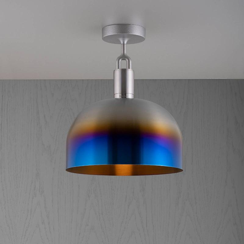 BUSTER + PUNCH FORKED PLAFOND ACIER BURNT Ø 34 CM