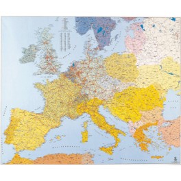 CARTE EUROPE 110 X 91 CM