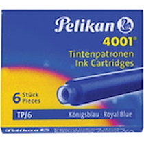 CARTOUCHES D'ENCRE 4001 TP/6, VIOLET - LOT DE 16