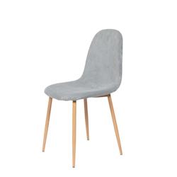 Chaise Scala gris -  Autre Tissu Amadeus 44x55 cm - gris textile 3520071964966_0