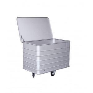 Chariot container pour linge sale - 366L - Collecte avec roues Ø125mm_0