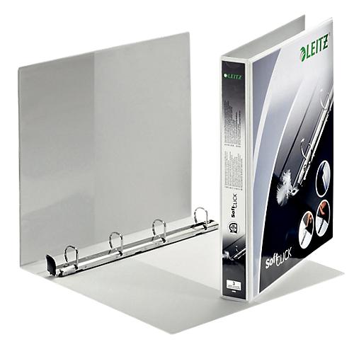 PP Noir 30 mm Classeur 4 anneaux Leitz WOW Active SoftClick