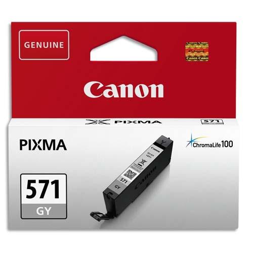 Canon cartouche jet d'encre CLI-571 gris 0389C001 - Compatibilité Pixma MG et TS séries_0