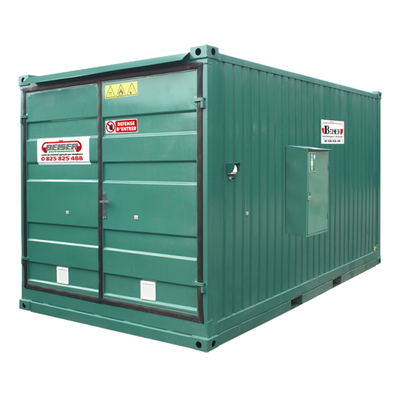 Container de stockage 20m3 - robuste, solide et isolé pour produits phytosanitaires et dangereux_0