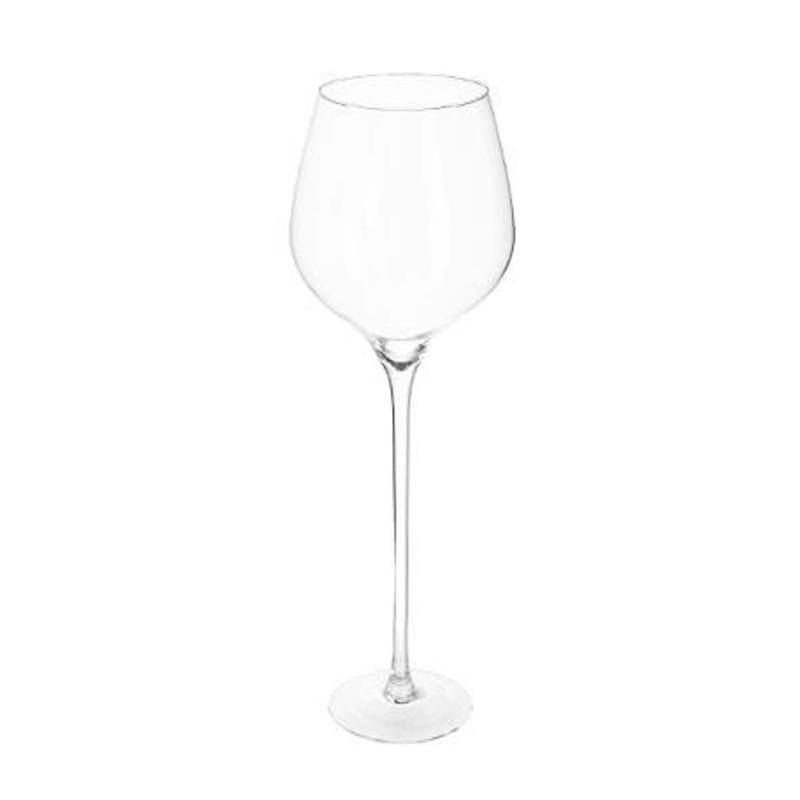 Coupe sur pied ovale 90 cm transparent - Paris Prix - Verre 13L_0