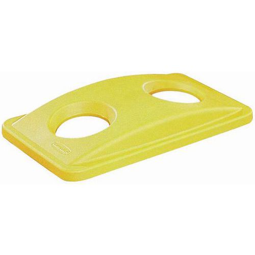 COUVERCLE JAUNE BOUTEILLE POUR SLIM JIM - RUBBERMAID