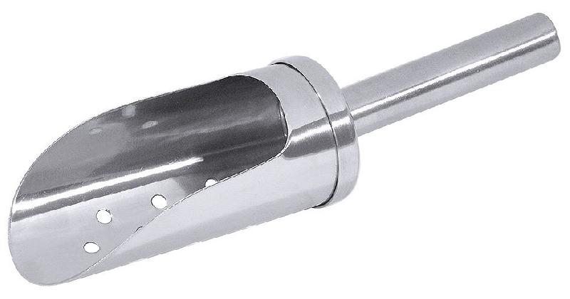 CUILLÈRE À GLACE, PERFORÉE, LONGUEUR 18,5 CM, DIAMÈTRE DE LA PELLE 5 CM