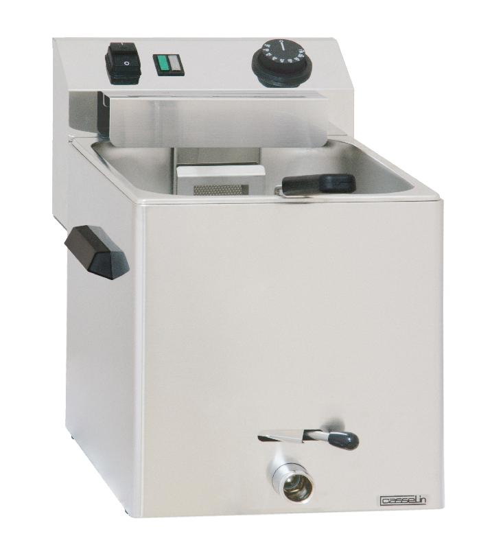 Cuiseur à pâtes électrique avec vanne de vidange - 3 paniers Casselin_0