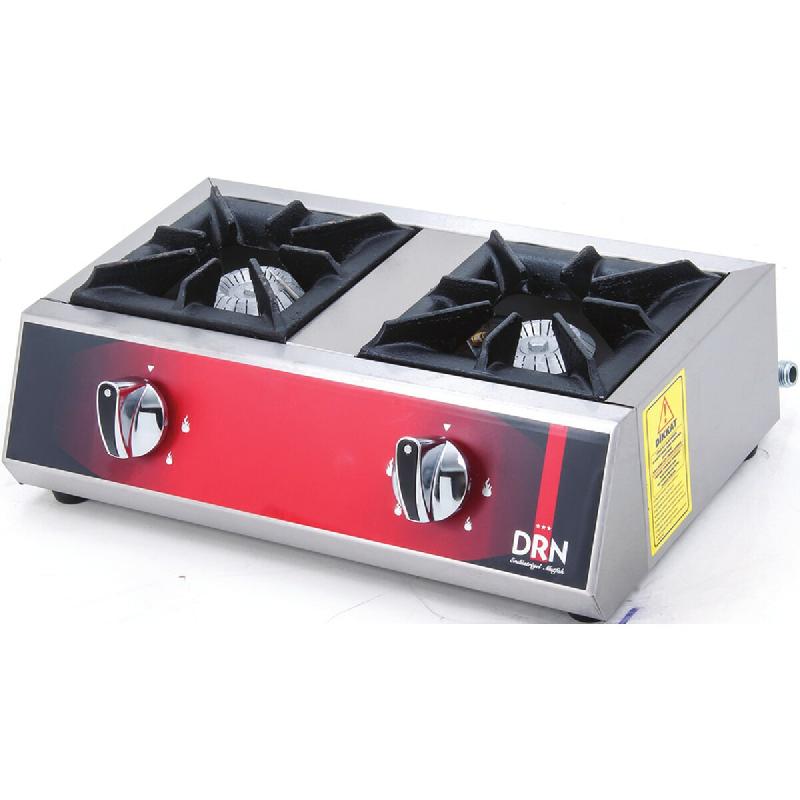 Cuisinière à gaz 2 feux Série E-line Professional - Gasfrit - inox GFD3_0