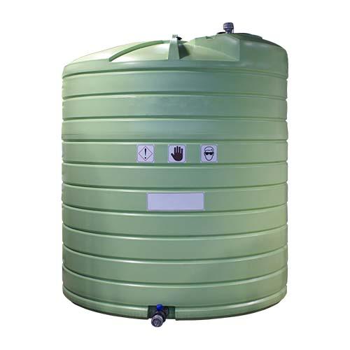 Cuve azote engrais liquides PEHD - capacité 5000 litres - simple paroi avec tuyau et raccords_0