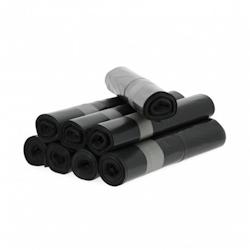 DELAISY – KARGO Sac Poubelle 110L Noir - Économique 18 microns - Carton de 500 Sacs - 3700008302133_0