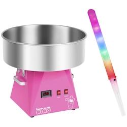 Helloshop26 - Kit machine à barbe à papa professionnel avec bâtons (50 unités) 52 cm 1 030 watts rose 14_0009185 - 3000221499819_0
