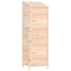 Helloshop26 - Remise de jardin 55 x 52 x 174,5 cm bois de sapin solide marron 02_0044051 - 3000219947360_0