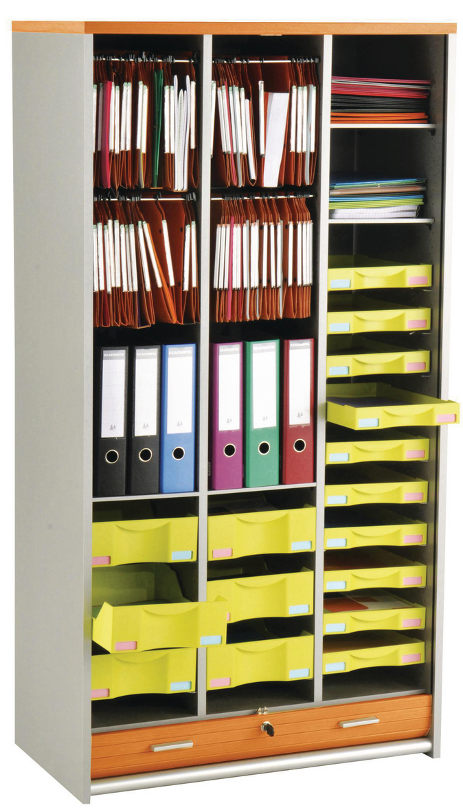 JEU DE 2 RAILS POUR DOSSIERS SUSPENDUS POUR TABLETTE LARGEUR 80 CM