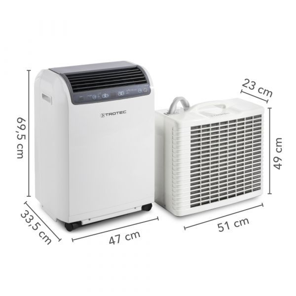 Location climatiseur split mobile 4,3 kW - 14 500 BTU - pour grandes pièces jusqu'à 48 m²_0