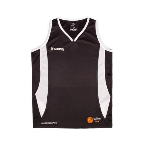 MAILLOT BASKET ENFANT - SPALDING - JAM NOIR BLANC