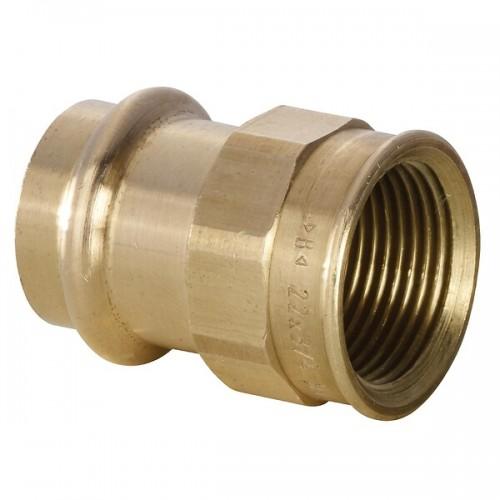 MANCHON BRONZE À SERTIR FF 20X27 - DIAMÈTRE 18 MM - PRESS CONEX BANNINGER