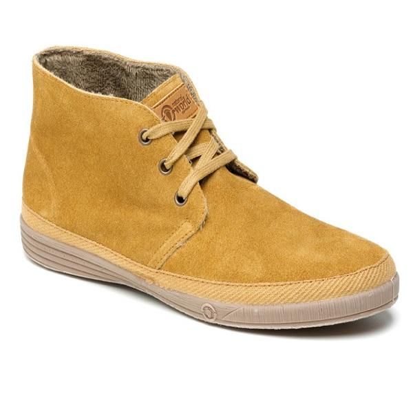 NATURAL WORLD CHAUSSURES HOMME SAFARI SUEDE OCRE CHAUSSURES VILLE HOMME