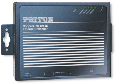 Patton cl1214e - extenseur ethernet industriel sur câble cuivre haut débit