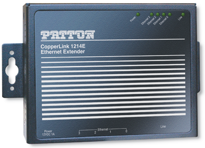 PATTON CL1214E - Extenseur Ethernet industriel sur câble cuivre haut débit - 168 Mbps asymétrique - jusqu'à 3 km_0