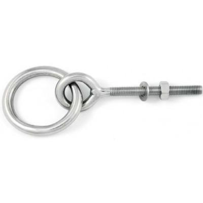 PITON INOX À OEIL AVEC ANNEAU ARTICULÉ