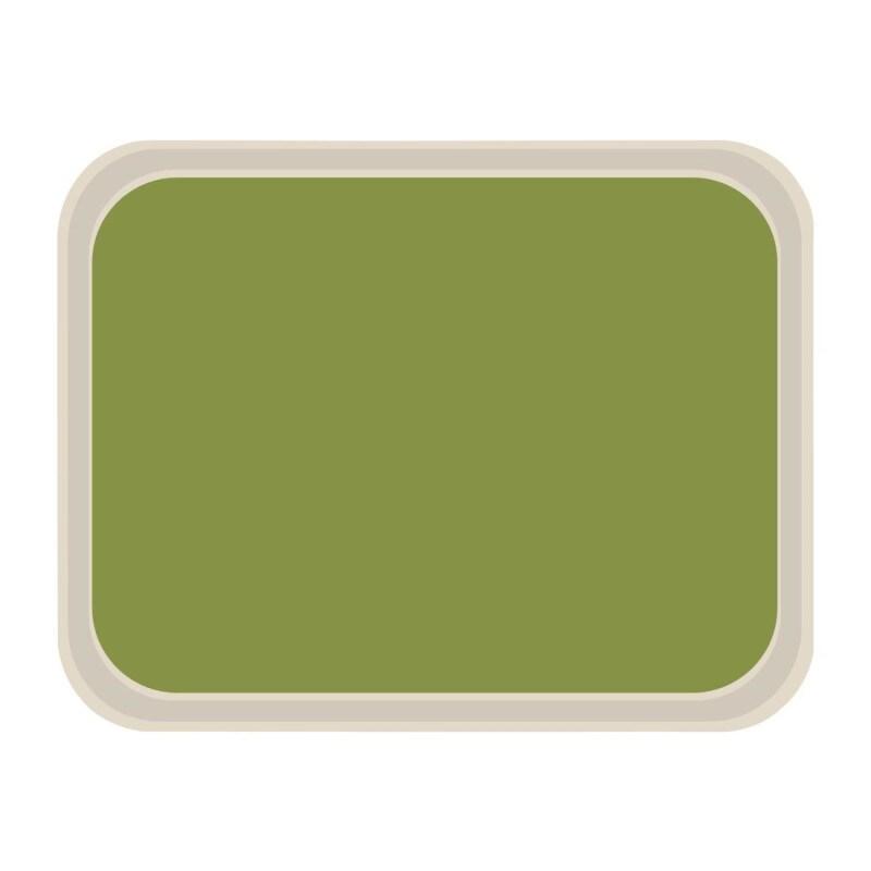 Plateau de service en polyester America vert - 460 x 360 x 15 mm - ROLTEX - 0615402134163_0