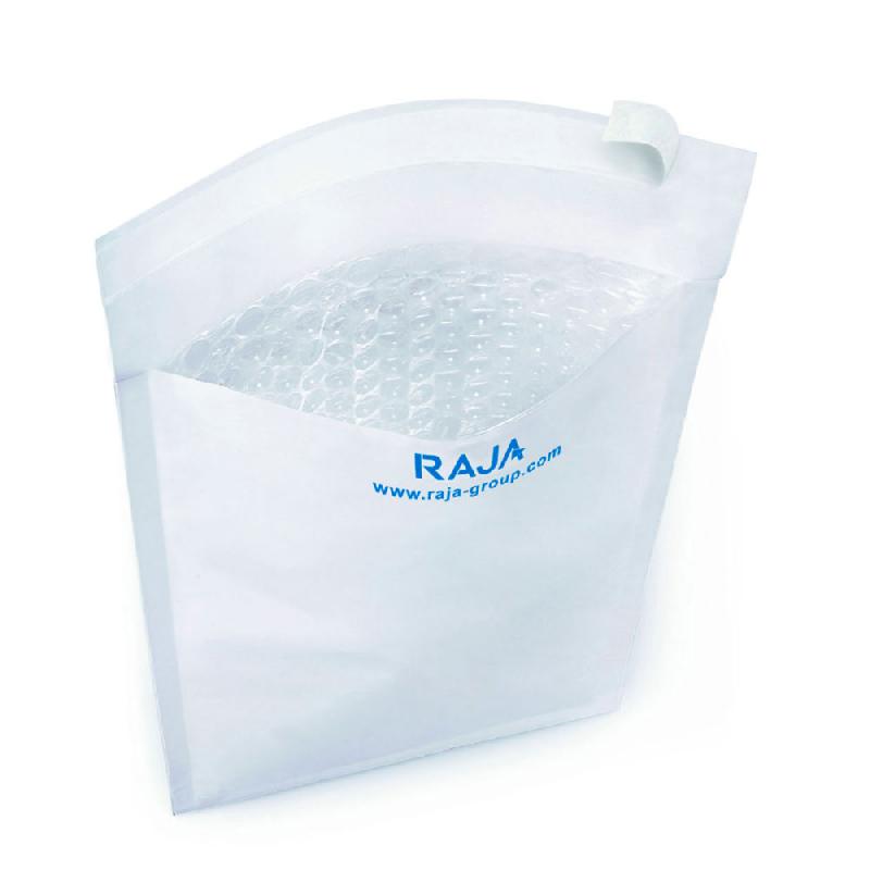 POCHETTE MATELASSEE RAJA A BULLES D'AIR ECO - 10 X 16 CM - PAPIER EXTRA-BLANC 80 G/M² (CARTON 200 UNITES)
