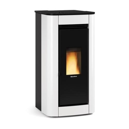 POÊLE À GRANULÉS ÉTANCHE VENTILÉ - 8 KW-N - ILARY TOP BLANC LA NORDICA EXTRAFLAME