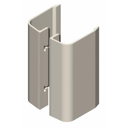 POIGNÉE AILERON DE PORTE BATTANTE - HAUTEUR 200 MM - ALU GRIS - 6821 LA CROISÉE DS