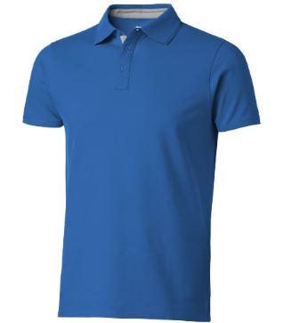 Polo manches courtes Hacker - 100% coton - 220 g/m² - Col côte en tricot plat_0