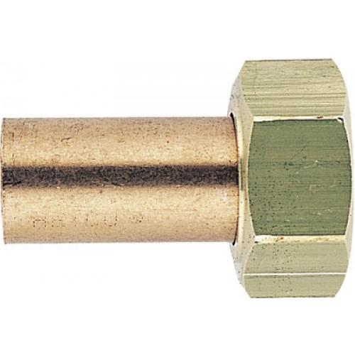 RACCORD 2 PIÈCES DROIT DOUILLE CUIVRE À SOUDER Ø 32 Ø 33/42 BRICOZOR