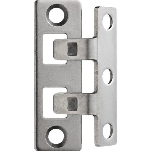 RENFORT DE PAUMELLE POUR PORTES D'ENTRÉE EN BOIS - ACIER INOX ABUS