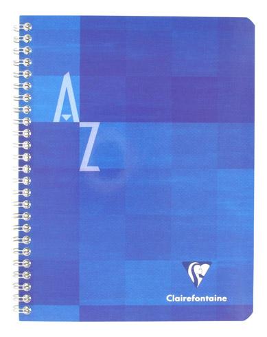 RÉPERTOIRE ALPHABÉTIQUE SPIRALE CLAIREFONTAINE METRIC 17 X 22 CM 100 PAGES