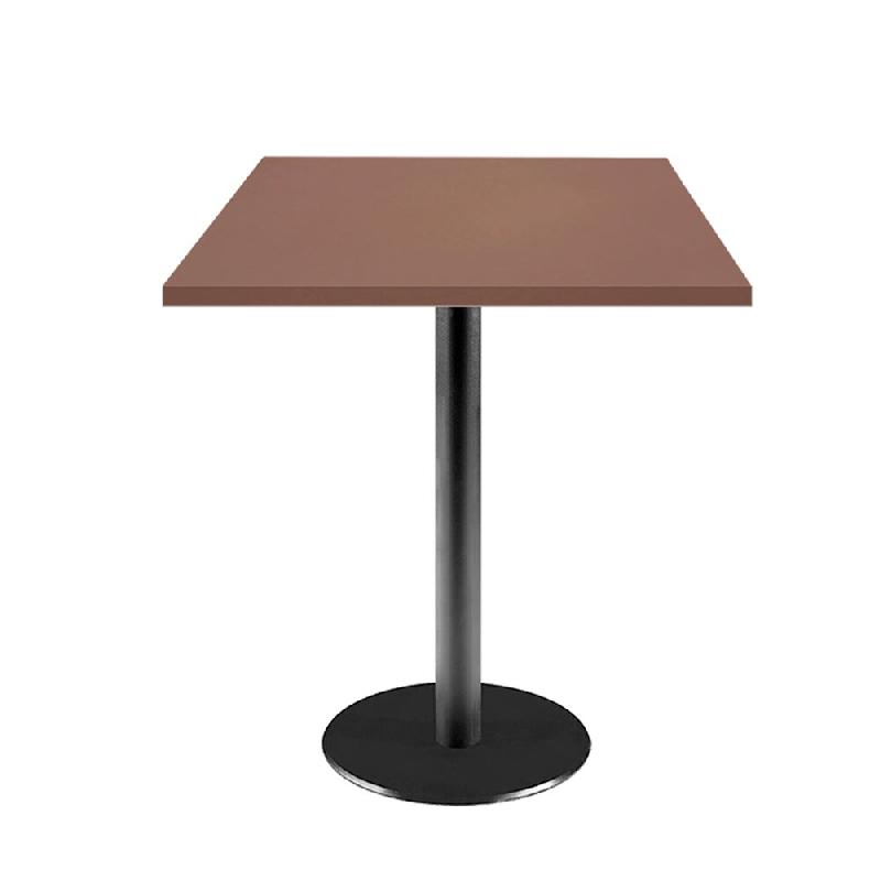 RestooTab - Table Rome 60x60cm rosso jaipur fenix - rouge Bois manufacturé TB-ROM-6060M-ROSS.J_0