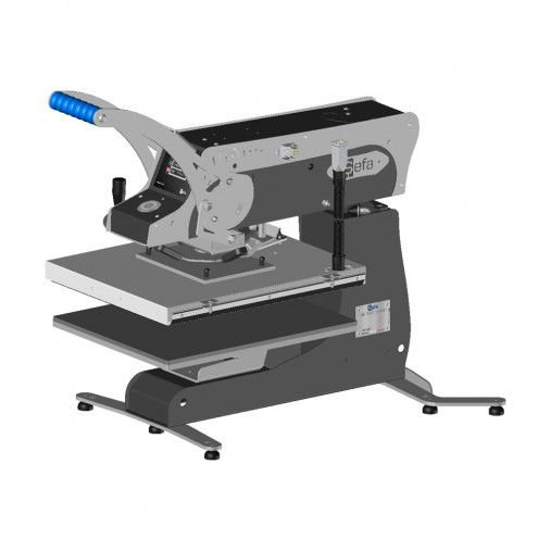 Rotex Lite V3 - Presse à chaud textile SEFA - Plateau rotatif 40x50 cm - Ouverture automatique - Garantie 2 ans_0
