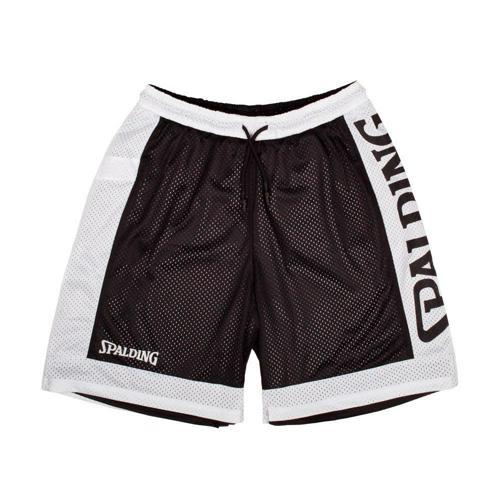 SHORT BASKET RÉVERSIBLE - SPALDING - NOIR BLANC