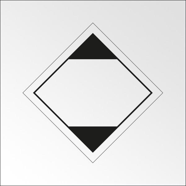 SIGNALISATION DE TRANSPORT NORMALISÉE ADR - QUANTITÉ LIMITÉE LQ11  - 100 X 100 MM - VINYLE SOUPLE AUTOCOLLANT - LOT DE 7