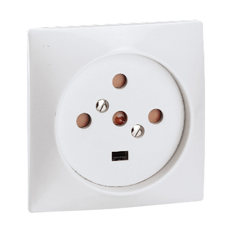 SOCLE À VIS AVEC ÉCLIPS DE PROTECTION 3P+N+T - LEGRAND - 055427