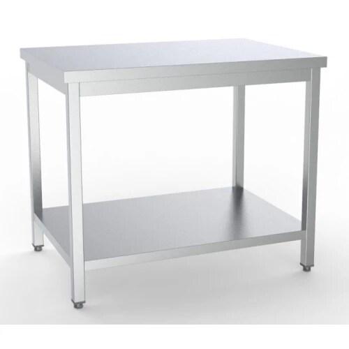 Table de travail en inox 700 x 600 mm  inoxchr - 3667470000014_0