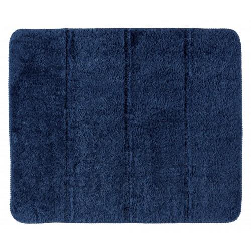 TAPIS DE BAIN STEPS BLEU MARINE, 55 X 65 CM, MICROFIBRE WENKO