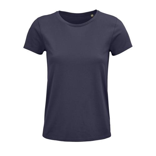 TEE-SHIRT PERSONNALISABLE FEMME COTON ORGANIQUE BIO JERSEY 150 GRIS SOURIS